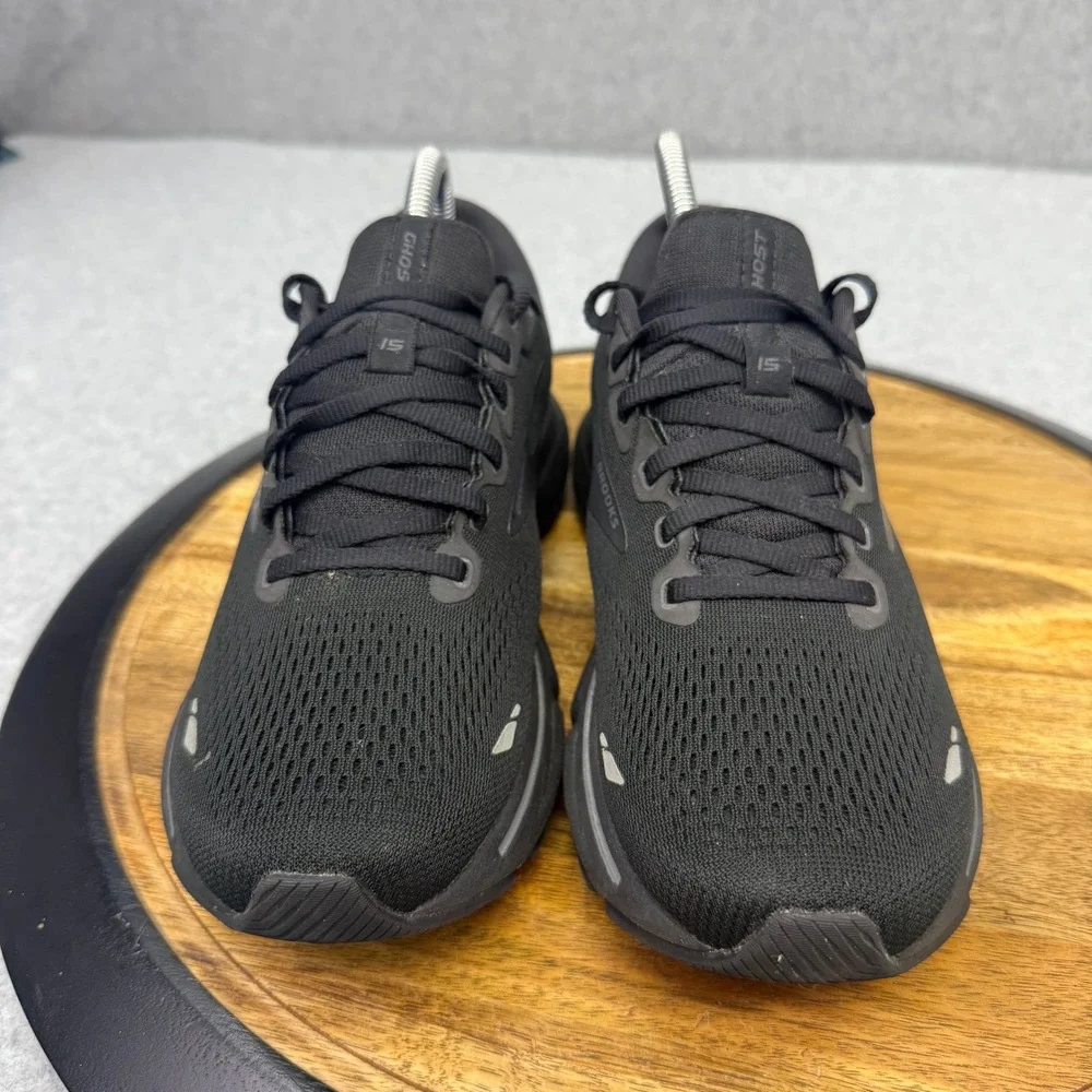 Brooks Ghost 15 Womens Running Shoes Black Size 9 1203801B020